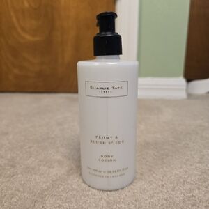 Designer Charlie Tate Bottled Hand Lotion Peony & Blush Suede 💕